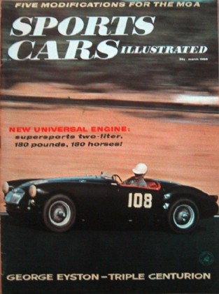 SPORTS CARS ILLUSTRATED 1958 MAR - FURY, TR3, NASSAU